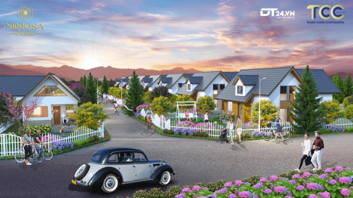 Mẫu nhà vườn Mimosa Garden Bảo Lộc